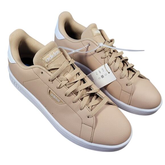 NWT Adidas Urban Court Sneakers Mens 10 Beige IF4078 Streetwear